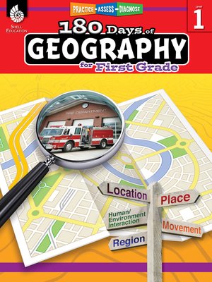 cover image of 180 Days of Geography for First Grade